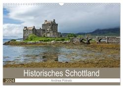 Historisches Schottland (Wandkalender 2024 DIN A3 quer), CALVENDO Monatskalender