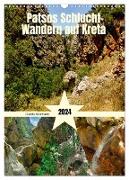 Patsos Schlucht. Wandern auf Kreta (Wandkalender 2024 DIN A3 hoch), CALVENDO Monatskalender