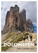 Dolomiten ¿ Eine Gipfelparade (Wandkalender 2024 DIN A4 hoch), CALVENDO Monatskalender