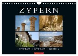 Zypern ¿ Cyprus ¿ Kypros (Wandkalender 2024 DIN A4 quer), CALVENDO Monatskalender