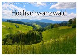 Hochschwarzwald (Wandkalender 2024 DIN A4 quer), CALVENDO Monatskalender
