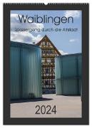 Waiblingen - Spaziergang durch die Altstadt (Wandkalender 2024 DIN A2 hoch), CALVENDO Monatskalender