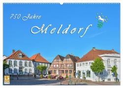 750 Jahre Meldorf (Wandkalender 2024 DIN A2 quer), CALVENDO Monatskalender