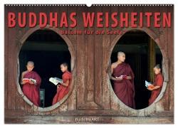 BUDDHAS WEISHEITEN - Balsam für die Seele (Wandkalender 2024 DIN A2 quer), CALVENDO Monatskalender
