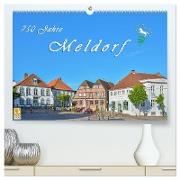 750 Jahre Meldorf (hochwertiger Premium Wandkalender 2024 DIN A2 quer), Kunstdruck in Hochglanz
