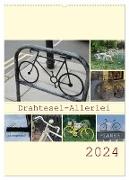 Drahtesel-Allerlei / Planer (Wandkalender 2024 DIN A2 hoch), CALVENDO Monatskalender