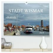 Stadt Wismar 2024 (hochwertiger Premium Wandkalender 2024 DIN A2 quer), Kunstdruck in Hochglanz