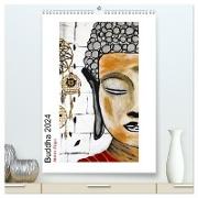 Buddha Relax (hochwertiger Premium Wandkalender 2024 DIN A2 hoch), Kunstdruck in Hochglanz