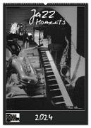 Jazz Moments (Wandkalender 2024 DIN A2 hoch), CALVENDO Monatskalender