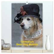 Germanys Best Dog Models - gestylte Labrador und Golden Retriever (hochwertiger Premium Wandkalender 2024 DIN A2 hoch), Kunstdruck in Hochglanz