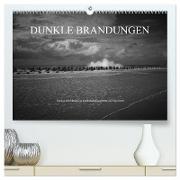 Dunkle Brandungen - Nordsee und Mittelmeer Landschaftsfotografien von Niko Korte (hochwertiger Premium Wandkalender 2024 DIN A2 quer), Kunstdruck in Hochglanz