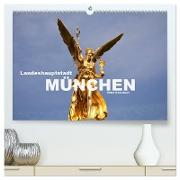 Landeshauptstadt München (hochwertiger Premium Wandkalender 2024 DIN A2 quer), Kunstdruck in Hochglanz