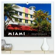 Miami South Beach (hochwertiger Premium Wandkalender 2024 DIN A2 quer), Kunstdruck in Hochglanz