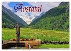 Aostatal (Wandkalender 2024 DIN A2 quer), CALVENDO Monatskalender