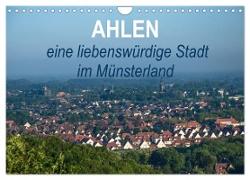 Ahlen eine liebenswürdige Stadt im Münsterland (Wandkalender 2024 DIN A4 quer), CALVENDO Monatskalender