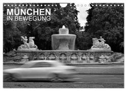 München in Bewegung (Wandkalender 2024 DIN A4 quer), CALVENDO Monatskalender