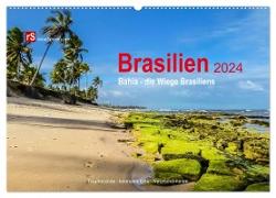 Brasilien 2024 Bahia - die Wiege Brasiliens (Wandkalender 2024 DIN A2 quer), CALVENDO Monatskalender