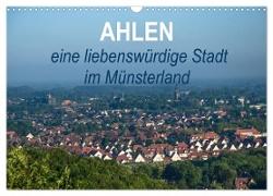 Ahlen eine liebenswürdige Stadt im Münsterland (Wandkalender 2024 DIN A3 quer), CALVENDO Monatskalender