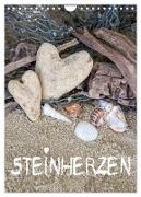 Steinherzen 2024 (Wandkalender 2024 DIN A4 hoch), CALVENDO Monatskalender