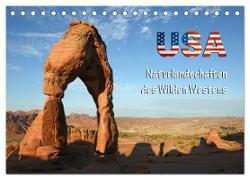 USA - Naturlandschaften des Wilden Westens (Tischkalender 2024 DIN A5 quer), CALVENDO Monatskalender