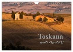 Toskana - mio amore (Wandkalender 2024 DIN A4 quer), CALVENDO Monatskalender