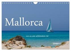 Mallorca wo es am schönsten ist (Wandkalender 2024 DIN A4 quer), CALVENDO Monatskalender