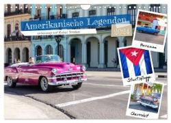 Amerikanische Legenden, unterwegs auf Kubas Straßen (Wandkalender 2024 DIN A4 quer), CALVENDO Monatskalender
