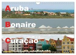 ABC: Aruba - Bonaire - Curaçao (Wandkalender 2024 DIN A4 quer), CALVENDO Monatskalender