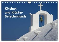 Kirchen und Klöster Griechenlands (Wandkalender 2024 DIN A4 quer), CALVENDO Monatskalender