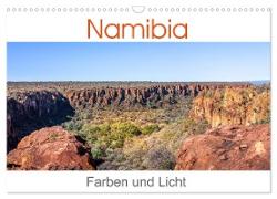 Namibia - Farben und Licht (Wandkalender 2024 DIN A3 quer), CALVENDO Monatskalender