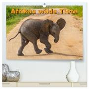Afrikas wilde Tiere (hochwertiger Premium Wandkalender 2024 DIN A2 quer), Kunstdruck in Hochglanz