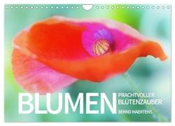BLUMEN Prachtvoller Blütenzauber (Wandkalender 2024 DIN A4 quer), CALVENDO Monatskalender