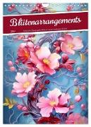 Blütenarrangements (Wandkalender 2024 DIN A4 hoch), CALVENDO Monatskalender