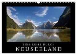 Eine Reise durch Neuseeland (Wandkalender 2024 DIN A3 quer), CALVENDO Monatskalender