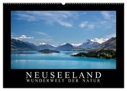 Neuseeland - Wunderwelt der Natur (Wandkalender 2024 DIN A2 quer), CALVENDO Monatskalender