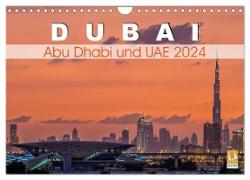 Dubai, Abu Dhabi und UAE 2024 (Wandkalender 2024 DIN A4 quer), CALVENDO Monatskalender