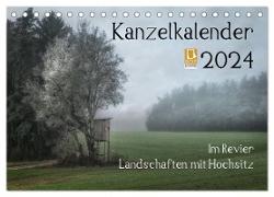 Kanzelkalender 2024 (Tischkalender 2024 DIN A5 quer), CALVENDO Monatskalender