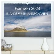 Fernweh 2024 ¿ Islands weite Landschaften (hochwertiger Premium Wandkalender 2024 DIN A2 quer), Kunstdruck in Hochglanz