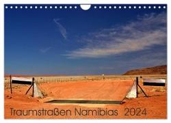 Traumstraßen Namibias (Wandkalender 2024 DIN A4 quer), CALVENDO Monatskalender