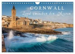 Cornwall - Land zwischen den Meeren (Wandkalender 2024 DIN A4 quer), CALVENDO Monatskalender