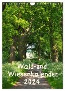 Wald- und Wiesenkalender 2024 Planer (Wandkalender 2024 DIN A4 hoch), CALVENDO Monatskalender