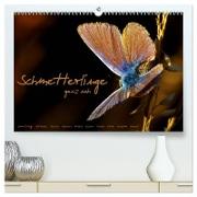Schmetterlinge ganz nah (hochwertiger Premium Wandkalender 2024 DIN A2 quer), Kunstdruck in Hochglanz
