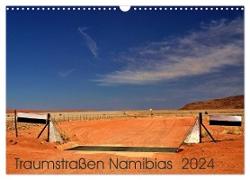 Traumstraßen Namibias (Wandkalender 2024 DIN A3 quer), CALVENDO Monatskalender