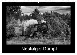 Nostalgie Dampf (Wandkalender 2024 DIN A2 quer), CALVENDO Monatskalender