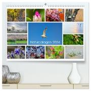 Naturcollagen 2024 (hochwertiger Premium Wandkalender 2024 DIN A2 quer), Kunstdruck in Hochglanz