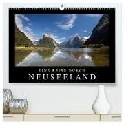 Eine Reise durch Neuseeland (hochwertiger Premium Wandkalender 2024 DIN A2 quer), Kunstdruck in Hochglanz