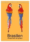 Brasilien - Amazonien bis Iguaçu (Tischkalender 2024 DIN A5 hoch), CALVENDO Monatskalender