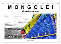 Mongolei ¿ Mit anderen Augen (Tischkalender 2024 DIN A5 quer), CALVENDO Monatskalender