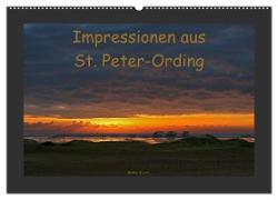 Impressionen aus St. Peter-Ording (Wandkalender 2024 DIN A2 quer), CALVENDO Monatskalender