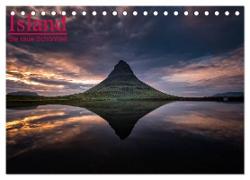 Island - die raue Schönheit (Tischkalender 2024 DIN A5 quer), CALVENDO Monatskalender